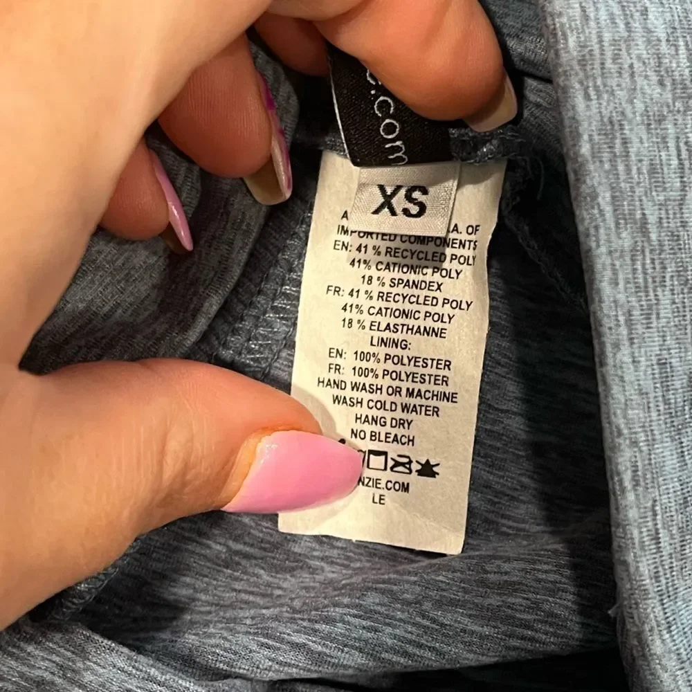 NWT Tonal Onzie Luxe Leggings Heathered Blue Size XS